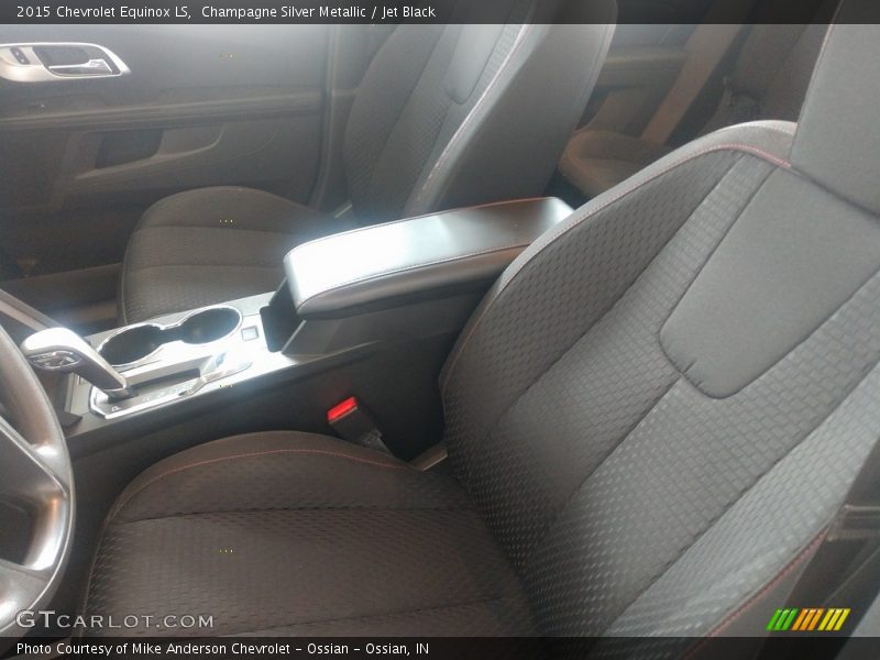 Champagne Silver Metallic / Jet Black 2015 Chevrolet Equinox LS