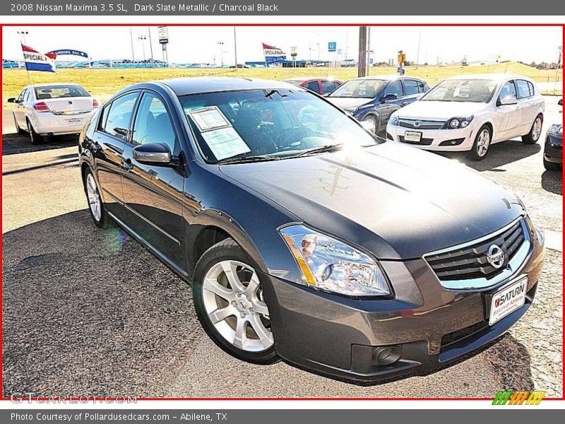 Dark Slate Metallic / Charcoal Black 2008 Nissan Maxima 3.5 SL