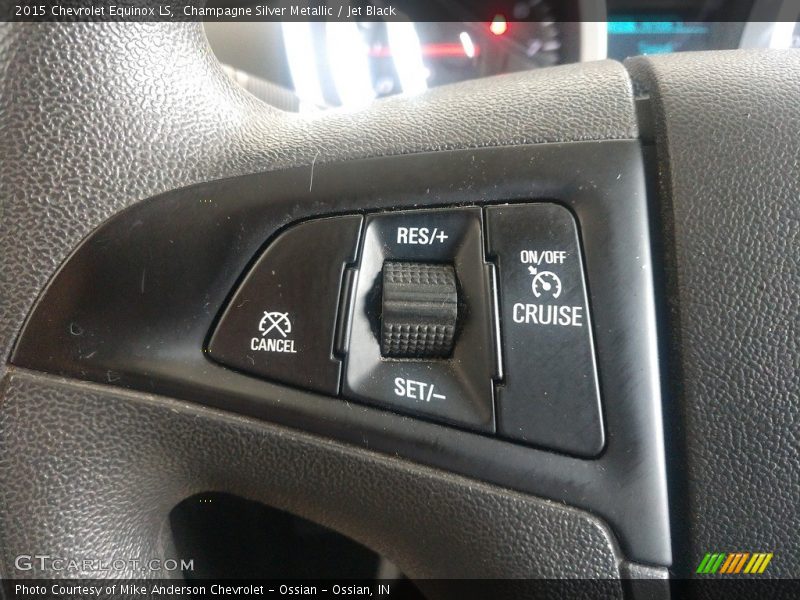 Champagne Silver Metallic / Jet Black 2015 Chevrolet Equinox LS
