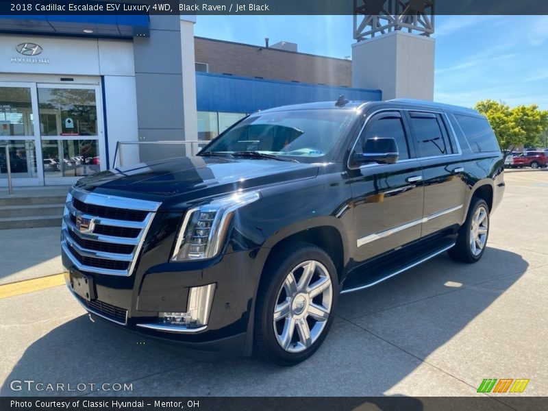 Black Raven / Jet Black 2018 Cadillac Escalade ESV Luxury 4WD