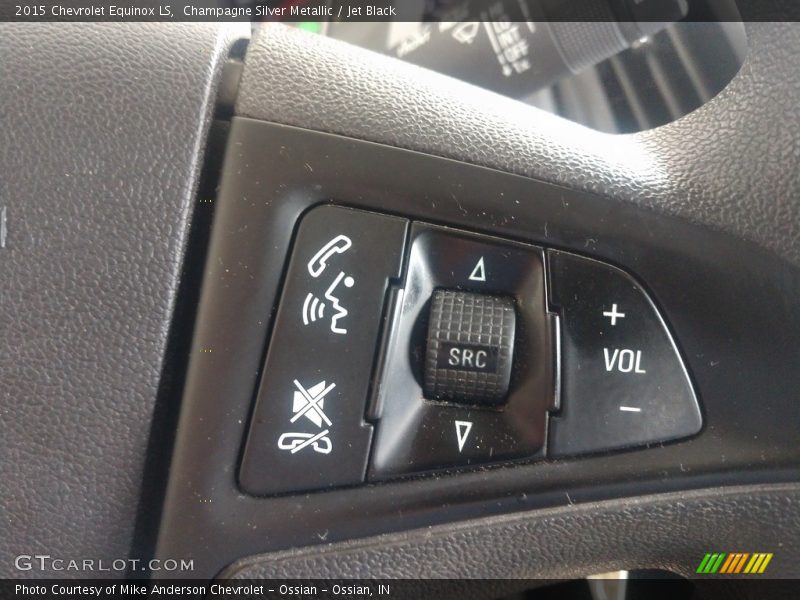 Champagne Silver Metallic / Jet Black 2015 Chevrolet Equinox LS