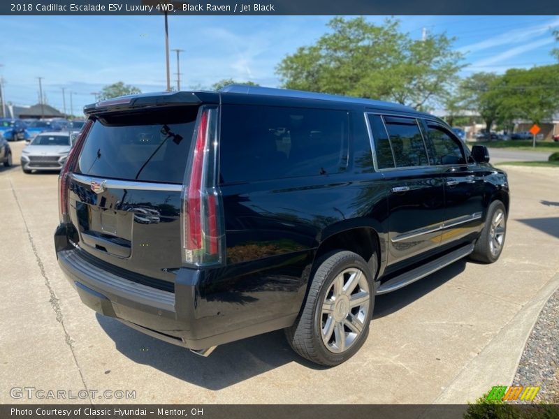 Black Raven / Jet Black 2018 Cadillac Escalade ESV Luxury 4WD