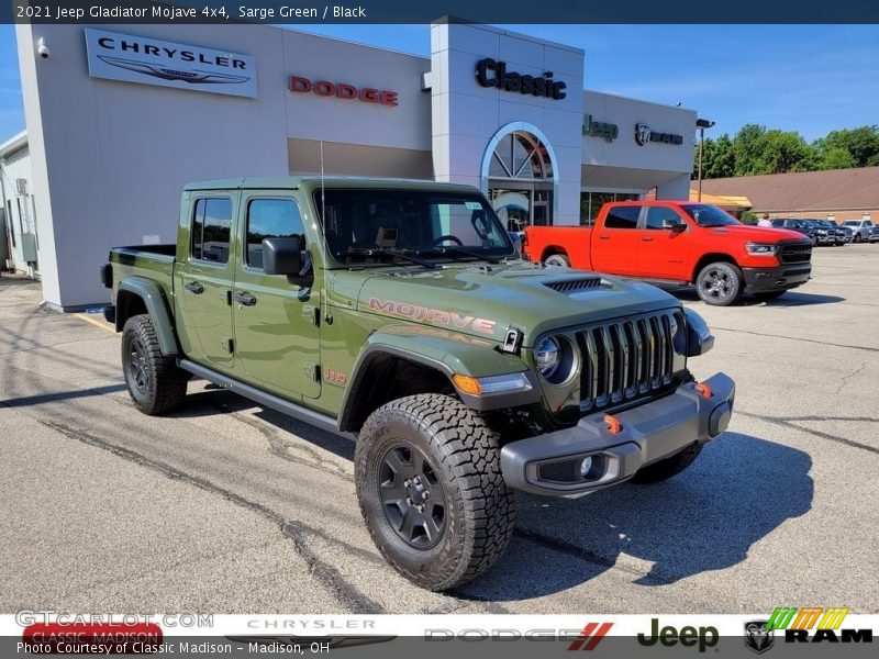 Sarge Green / Black 2021 Jeep Gladiator Mojave 4x4
