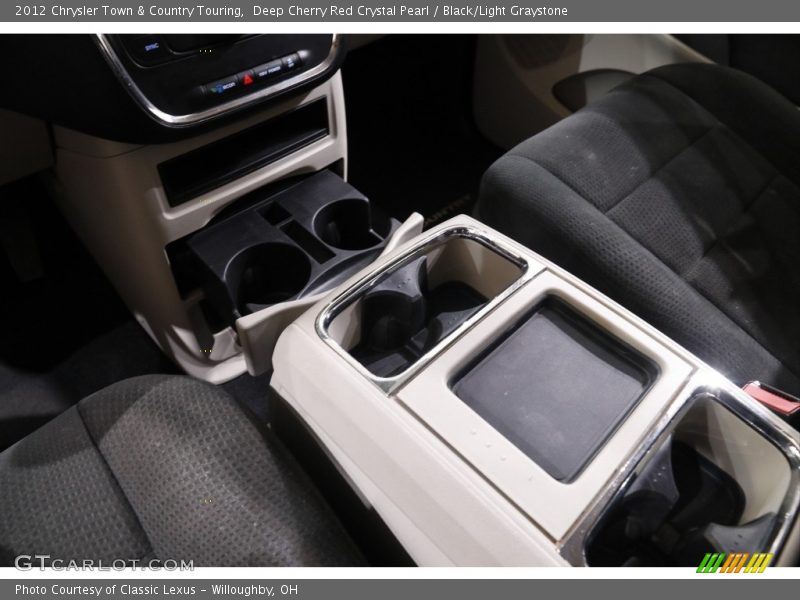 Deep Cherry Red Crystal Pearl / Black/Light Graystone 2012 Chrysler Town & Country Touring