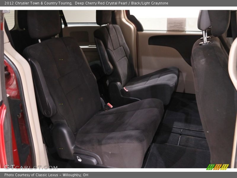 Deep Cherry Red Crystal Pearl / Black/Light Graystone 2012 Chrysler Town & Country Touring