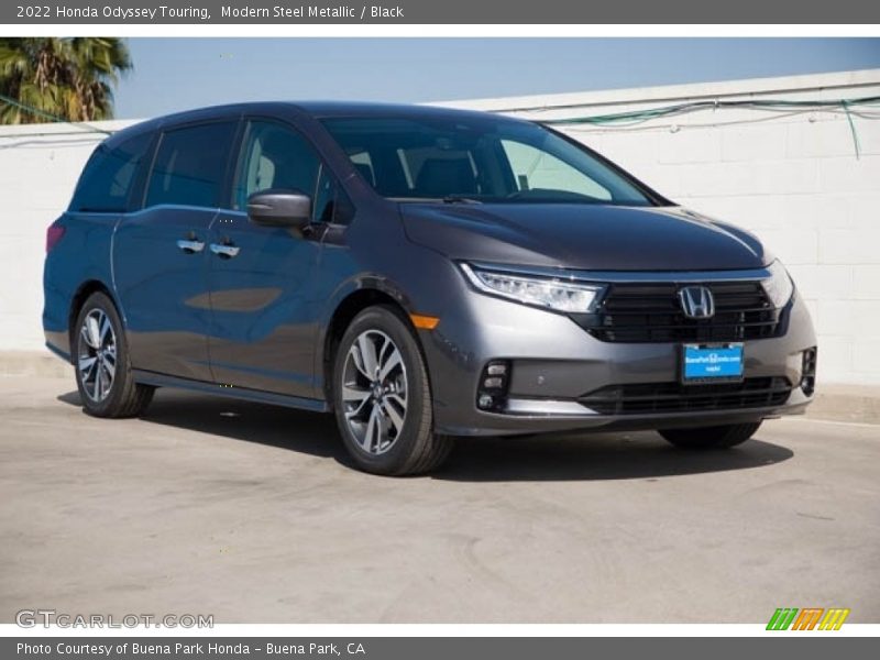 Modern Steel Metallic / Black 2022 Honda Odyssey Touring