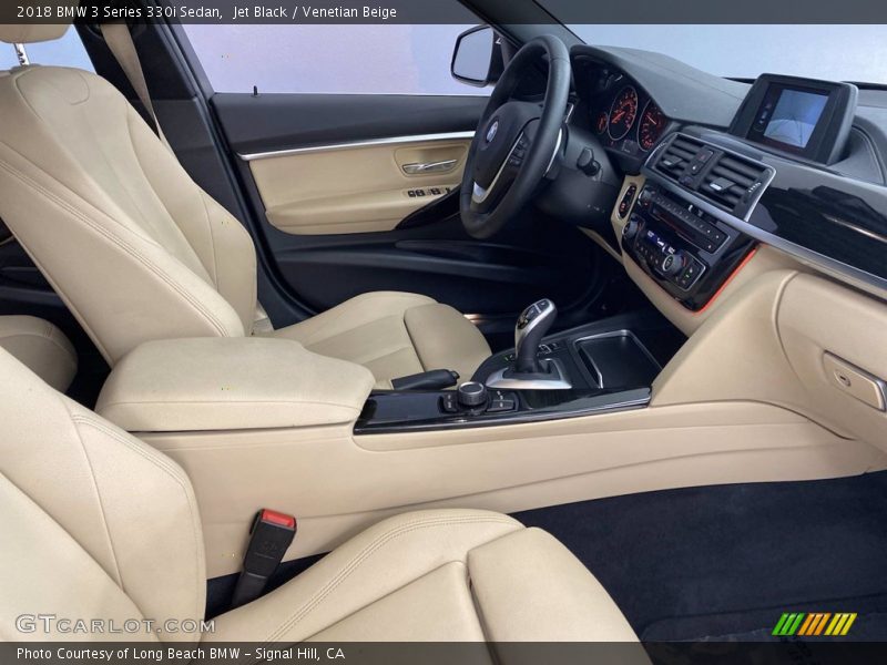 Jet Black / Venetian Beige 2018 BMW 3 Series 330i Sedan
