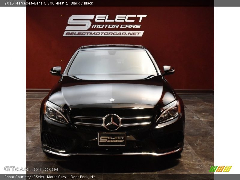 Black / Black 2015 Mercedes-Benz C 300 4Matic