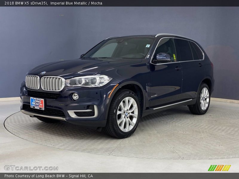 Imperial Blue Metallic / Mocha 2018 BMW X5 sDrive35i
