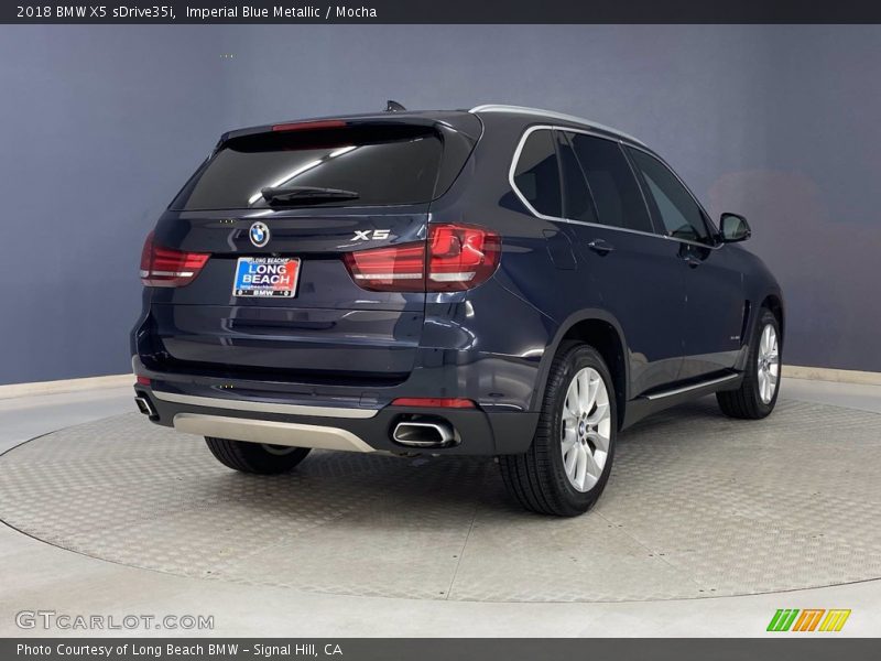 Imperial Blue Metallic / Mocha 2018 BMW X5 sDrive35i