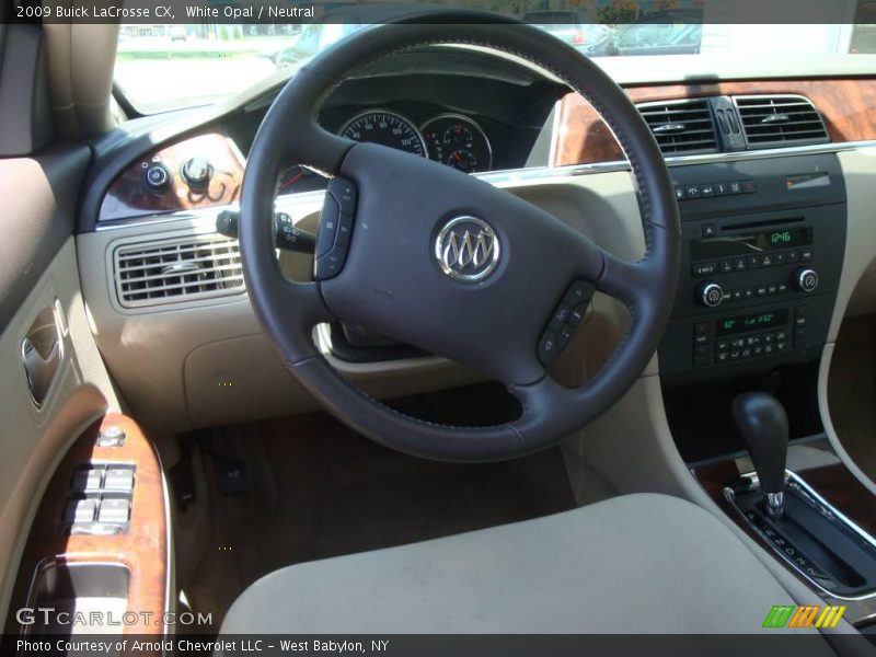White Opal / Neutral 2009 Buick LaCrosse CX
