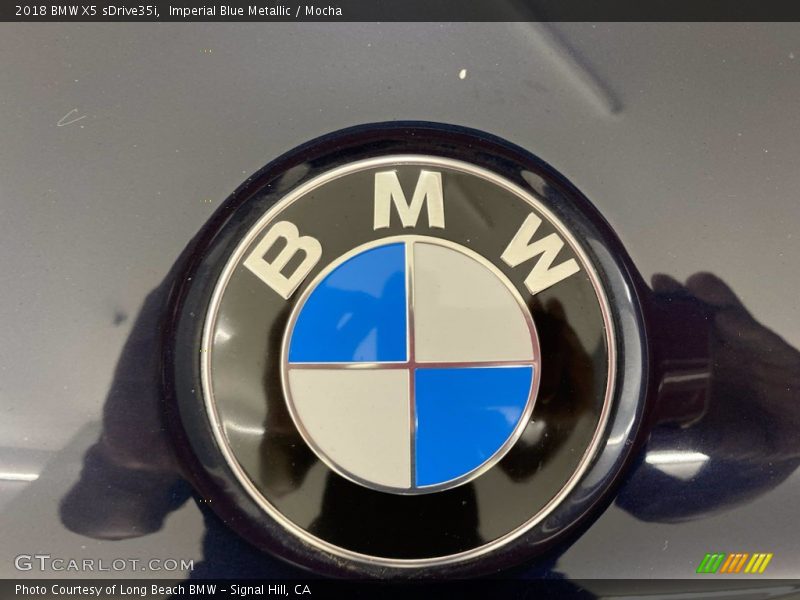 Imperial Blue Metallic / Mocha 2018 BMW X5 sDrive35i