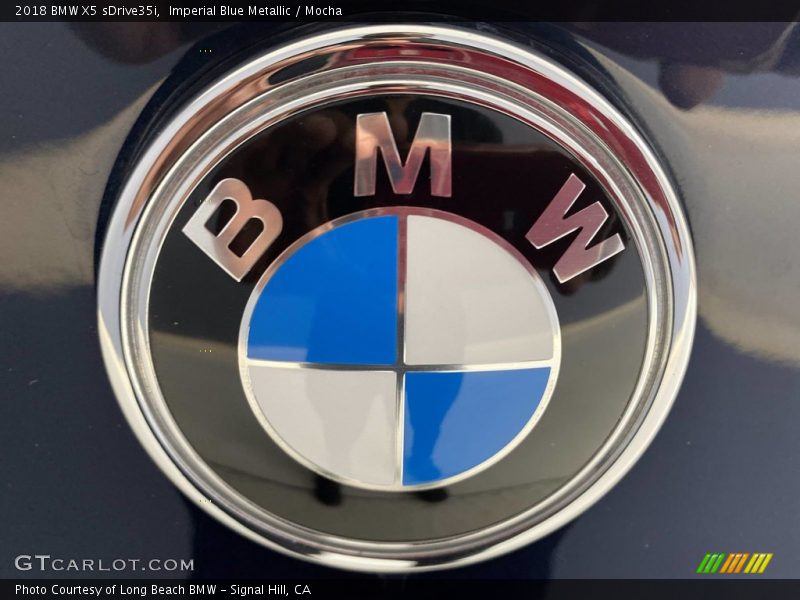 Imperial Blue Metallic / Mocha 2018 BMW X5 sDrive35i