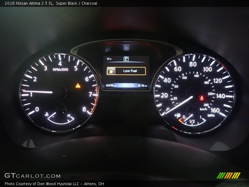 Super Black / Charcoal 2018 Nissan Altima 2.5 SL