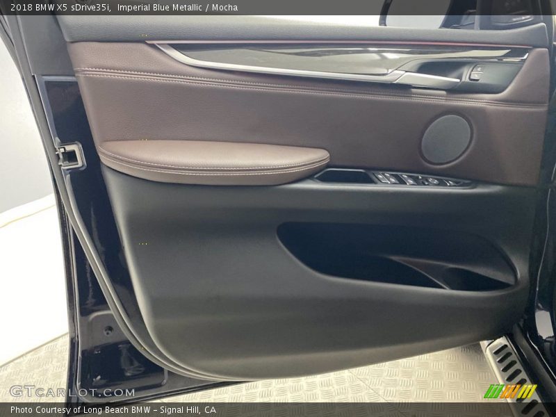 Imperial Blue Metallic / Mocha 2018 BMW X5 sDrive35i