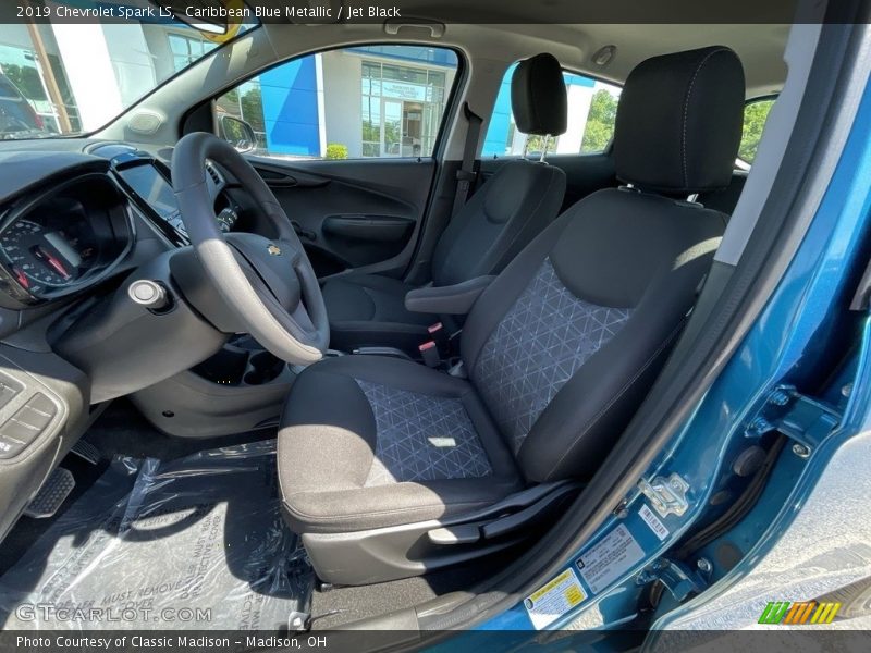 Caribbean Blue Metallic / Jet Black 2019 Chevrolet Spark LS