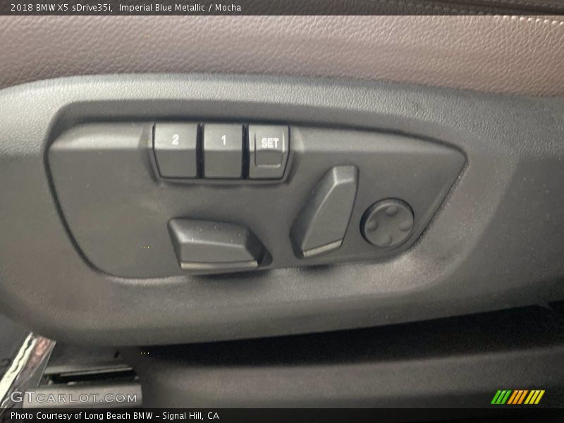 Imperial Blue Metallic / Mocha 2018 BMW X5 sDrive35i