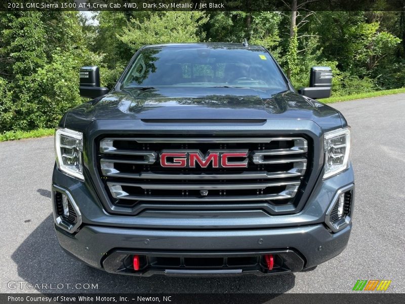 Dark Sky Metallic / Jet Black 2021 GMC Sierra 1500 AT4 Crew Cab 4WD