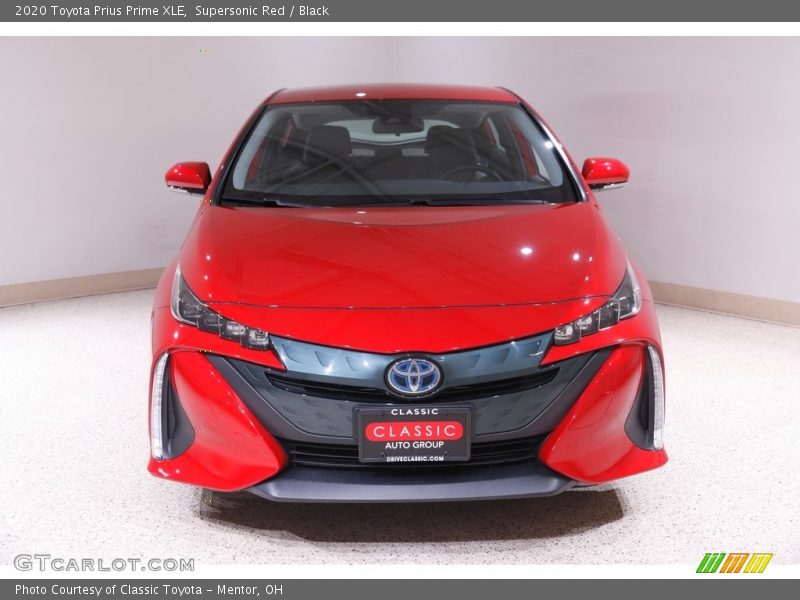 Supersonic Red / Black 2020 Toyota Prius Prime XLE