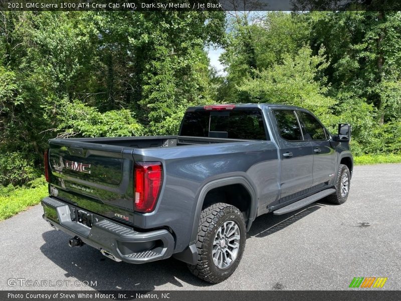 Dark Sky Metallic / Jet Black 2021 GMC Sierra 1500 AT4 Crew Cab 4WD