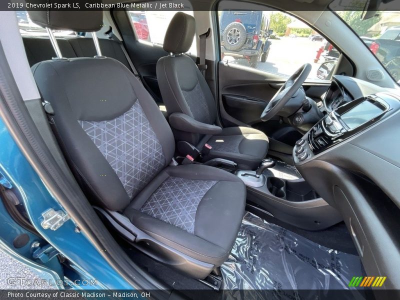 Caribbean Blue Metallic / Jet Black 2019 Chevrolet Spark LS