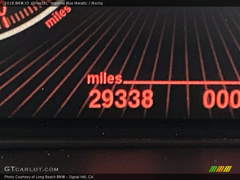 Imperial Blue Metallic / Mocha 2018 BMW X5 sDrive35i