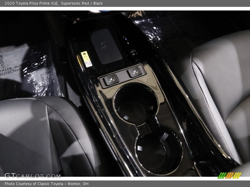 Supersonic Red / Black 2020 Toyota Prius Prime XLE