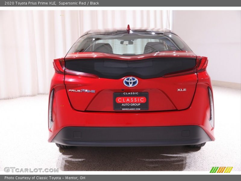 Supersonic Red / Black 2020 Toyota Prius Prime XLE