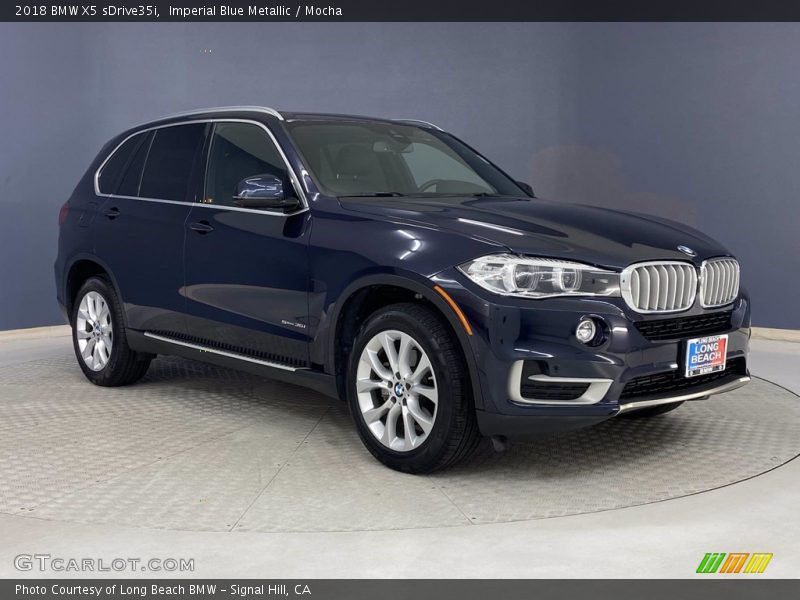 Imperial Blue Metallic / Mocha 2018 BMW X5 sDrive35i