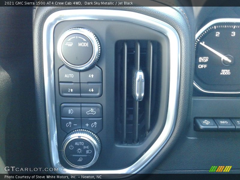 Dark Sky Metallic / Jet Black 2021 GMC Sierra 1500 AT4 Crew Cab 4WD