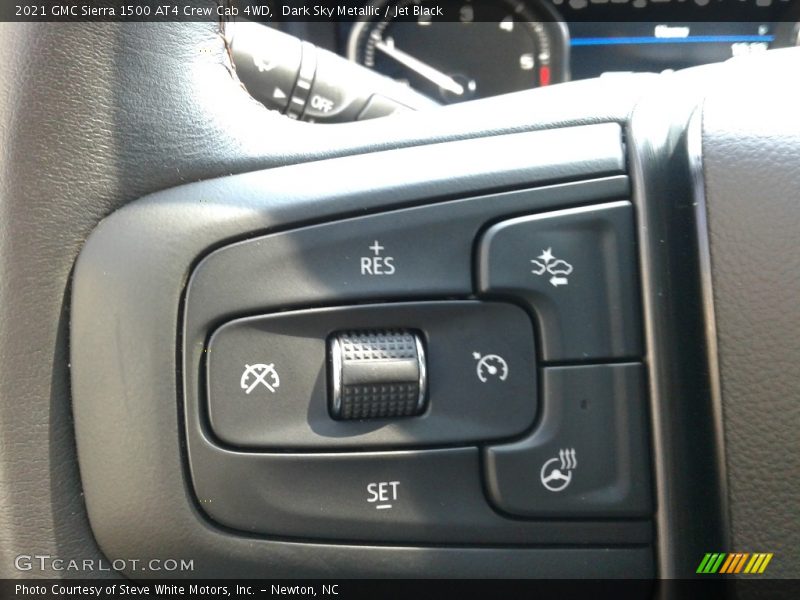 Dark Sky Metallic / Jet Black 2021 GMC Sierra 1500 AT4 Crew Cab 4WD