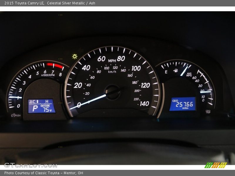 Celestial Silver Metallic / Ash 2015 Toyota Camry LE