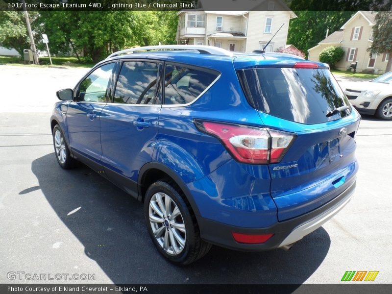 Lightning Blue / Charcoal Black 2017 Ford Escape Titanium 4WD