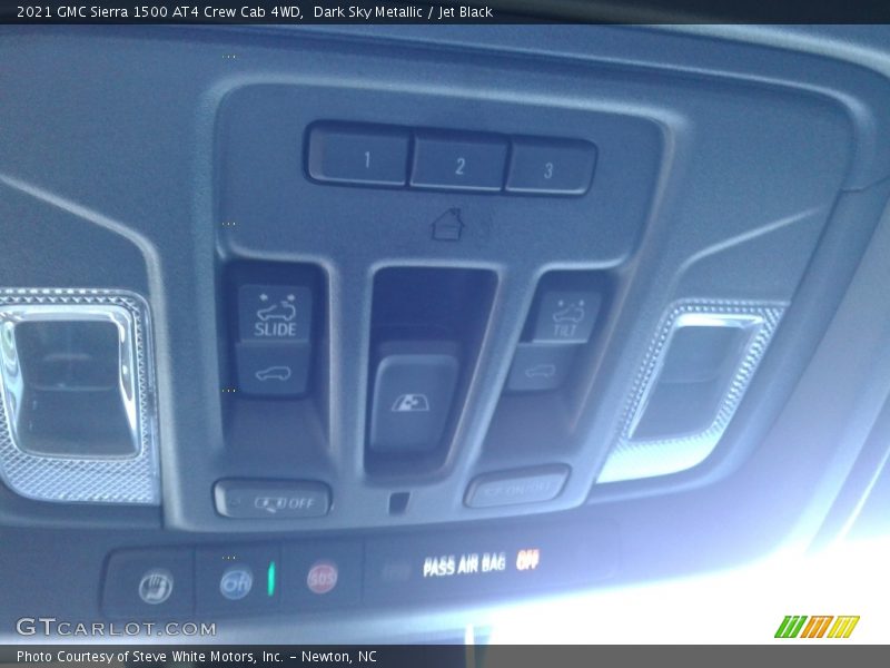 Dark Sky Metallic / Jet Black 2021 GMC Sierra 1500 AT4 Crew Cab 4WD