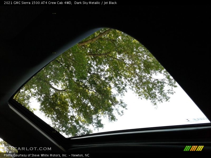 Dark Sky Metallic / Jet Black 2021 GMC Sierra 1500 AT4 Crew Cab 4WD