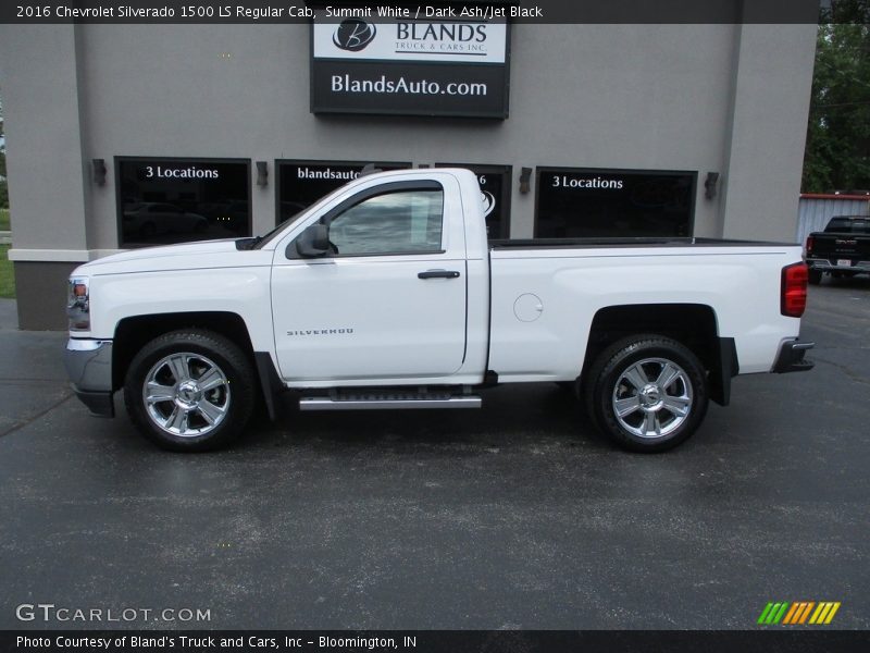 Summit White / Dark Ash/Jet Black 2016 Chevrolet Silverado 1500 LS Regular Cab