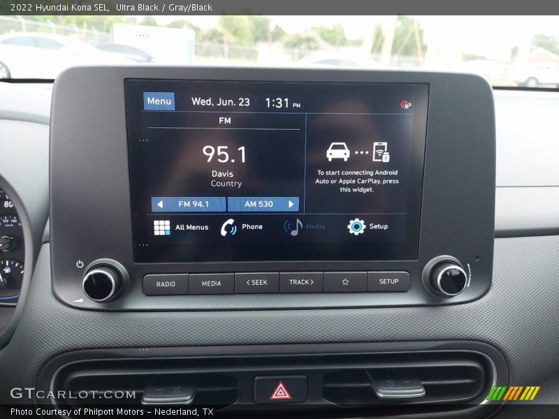 Audio System of 2022 Kona SEL