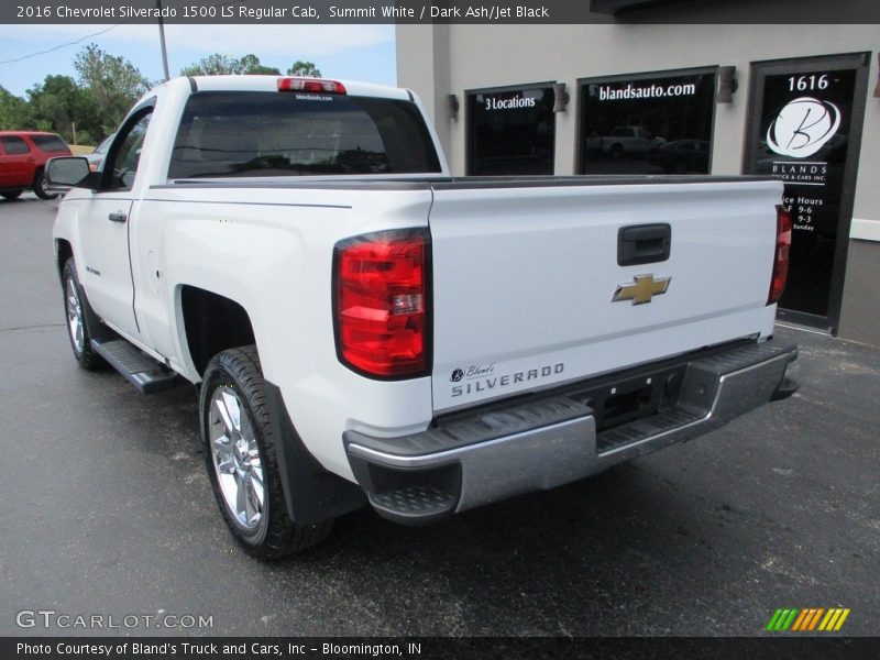 Summit White / Dark Ash/Jet Black 2016 Chevrolet Silverado 1500 LS Regular Cab