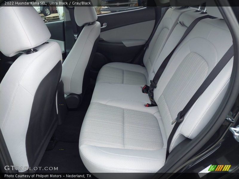 Rear Seat of 2022 Kona SEL