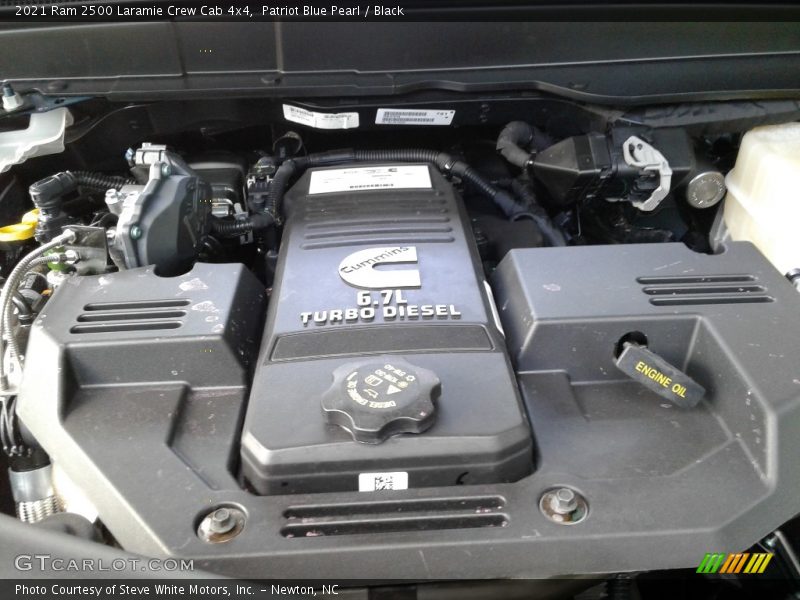 Patriot Blue Pearl / Black 2021 Ram 2500 Laramie Crew Cab 4x4