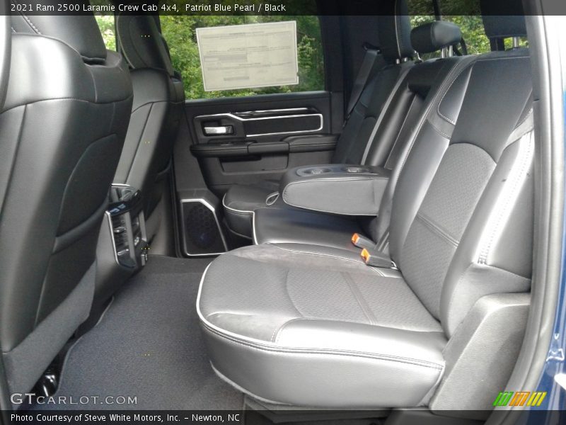 Rear Seat of 2021 2500 Laramie Crew Cab 4x4