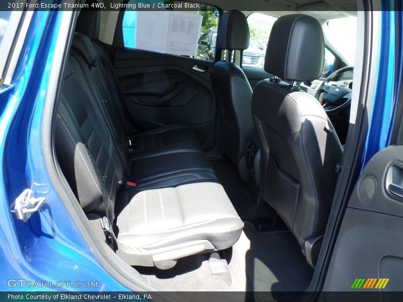 Lightning Blue / Charcoal Black 2017 Ford Escape Titanium 4WD