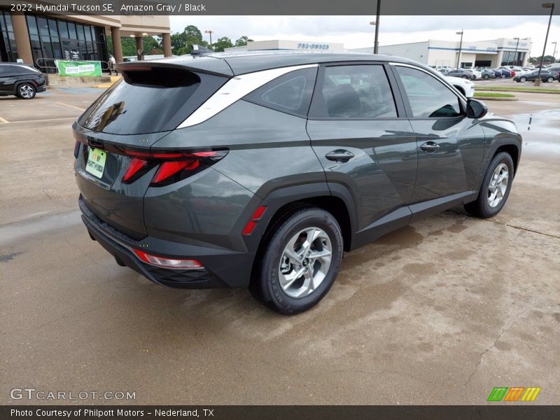 Amazon Gray / Black 2022 Hyundai Tucson SE