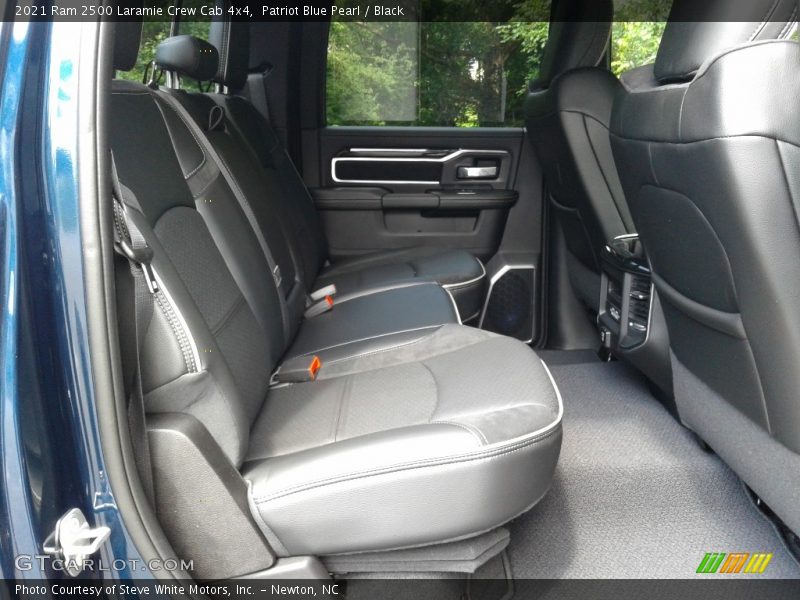 Rear Seat of 2021 2500 Laramie Crew Cab 4x4