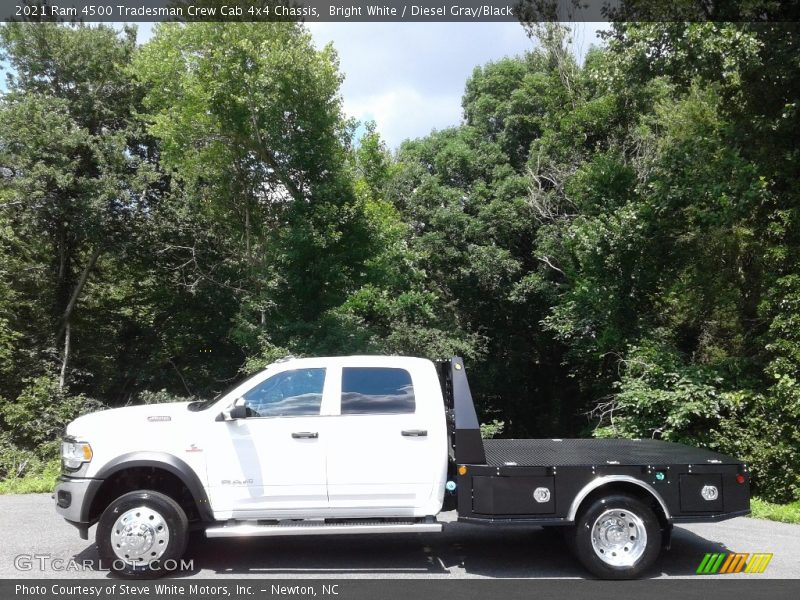 Bright White / Diesel Gray/Black 2021 Ram 4500 Tradesman Crew Cab 4x4 Chassis