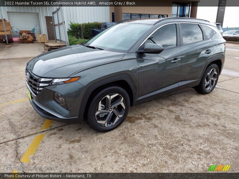 Front 3/4 View of 2022 Tucson SEL Convienience Hybrid AWD