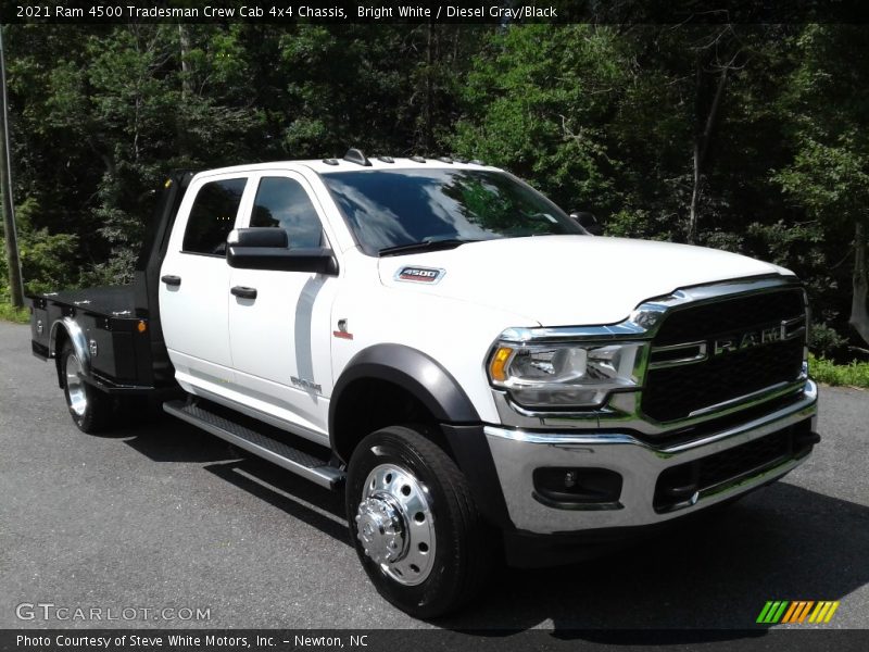 Bright White / Diesel Gray/Black 2021 Ram 4500 Tradesman Crew Cab 4x4 Chassis