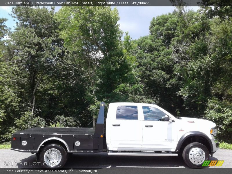 Bright White / Diesel Gray/Black 2021 Ram 4500 Tradesman Crew Cab 4x4 Chassis