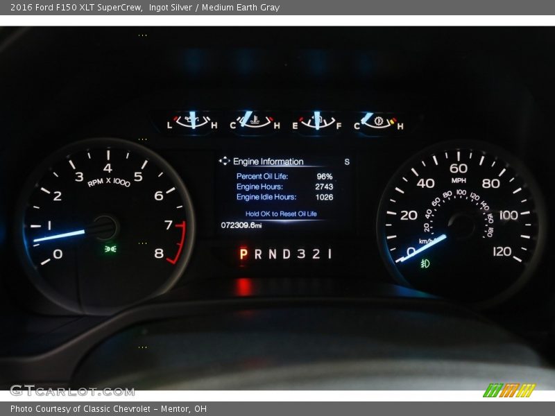 Ingot Silver / Medium Earth Gray 2016 Ford F150 XLT SuperCrew