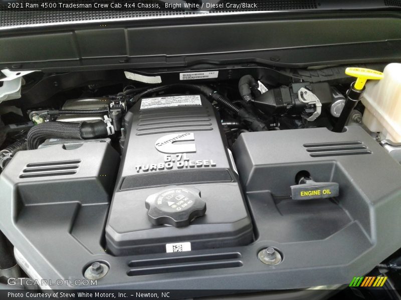 Bright White / Diesel Gray/Black 2021 Ram 4500 Tradesman Crew Cab 4x4 Chassis